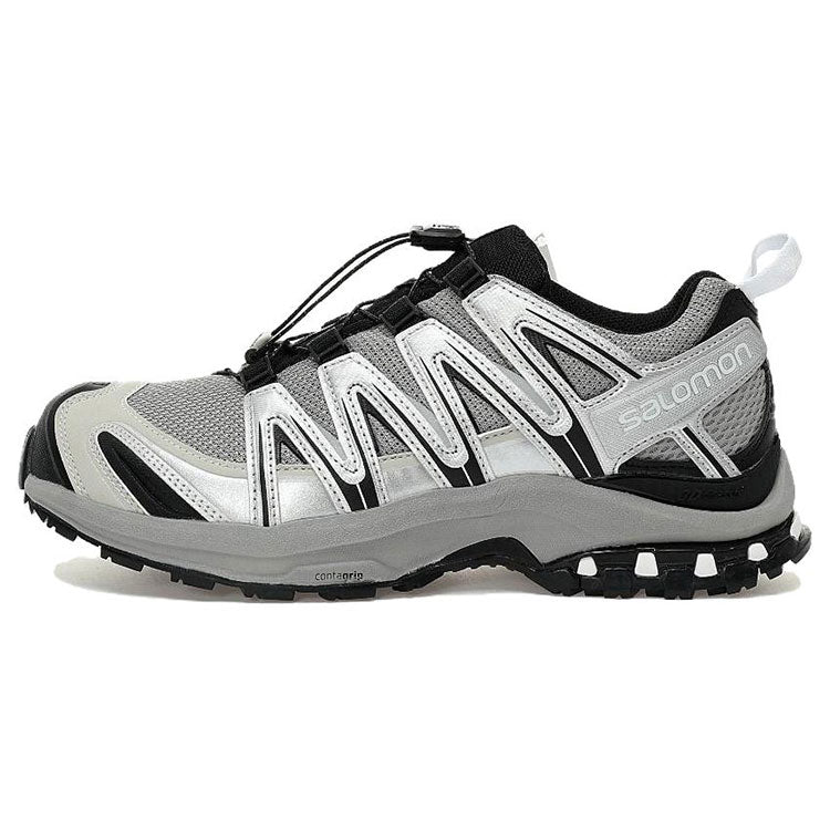 Salomon XA PRO 3D Unisex Sneakers – Light Grey, Silver & Black