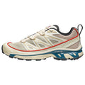 Salomon XT-6 Expanse Sneakers – Cream, Teal & Red
