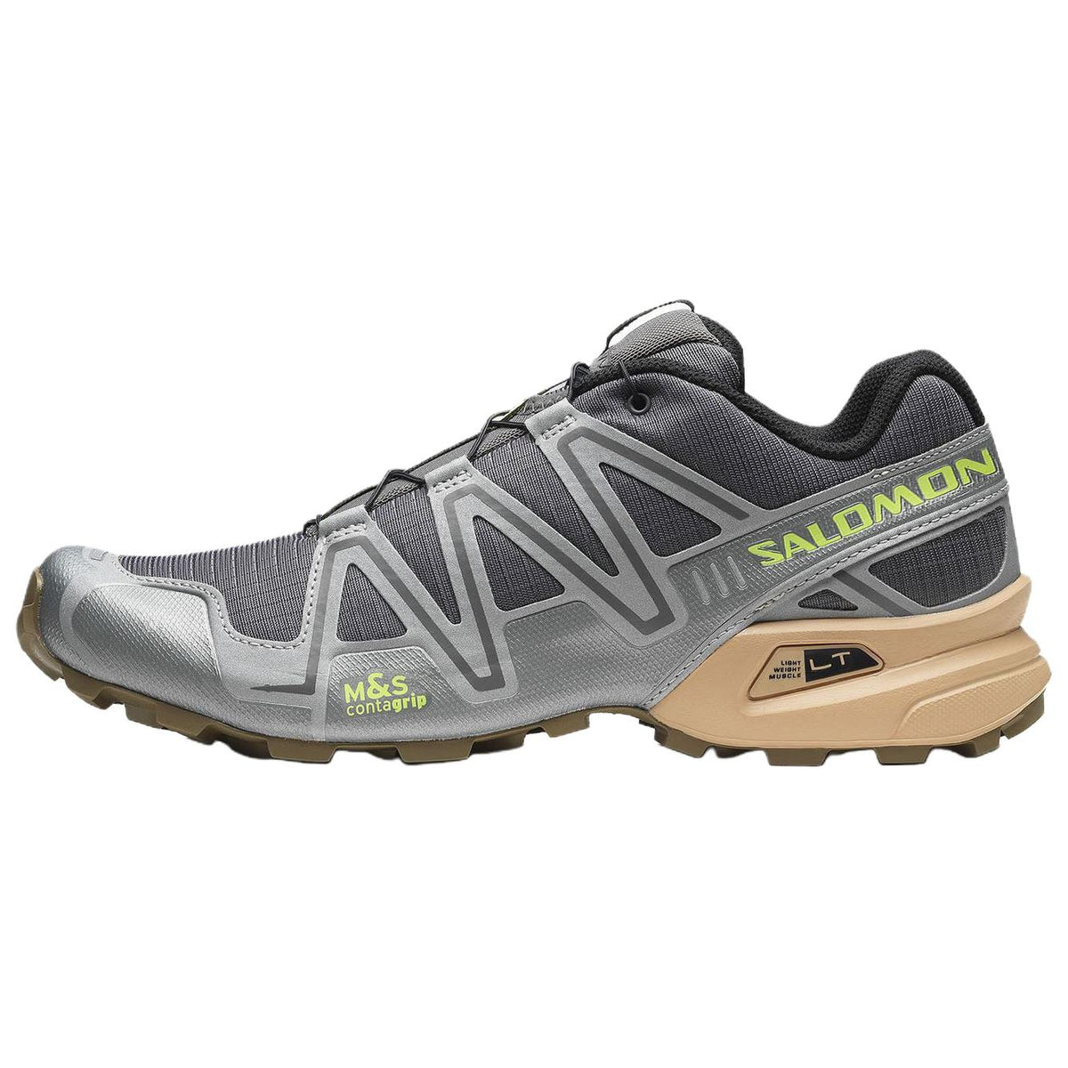 Salomon Speedcross 3 Grey / Beige / Lime Sneakers