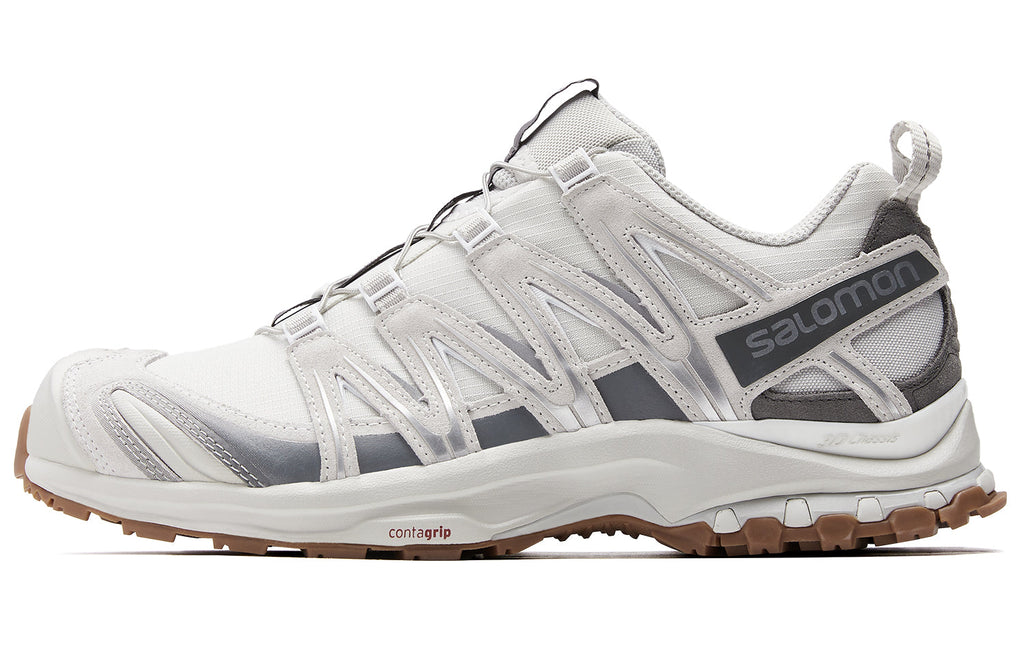 Salomon XA PRO 3D Suede Sneakers – Feather Grey & White