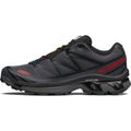 Salomon XT-6 Unisex Sneakers – Charcoal, Black & Red