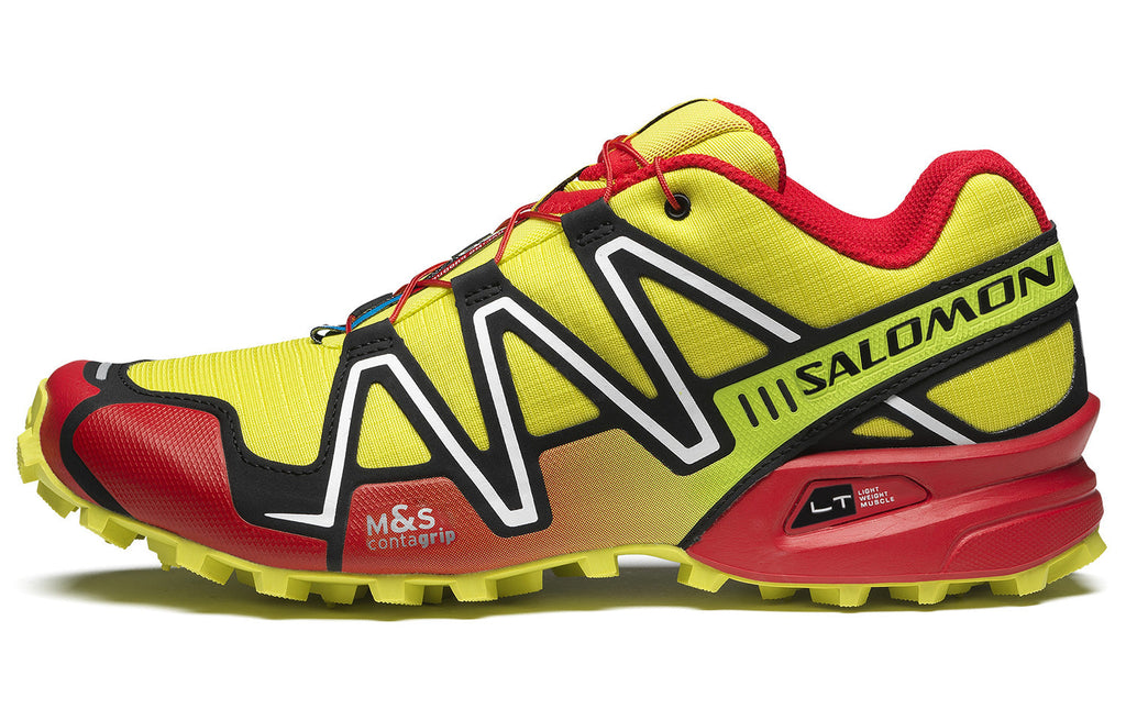 Salomon Speedcross 3 Unisex Sneakers – Yellow, Red & Black