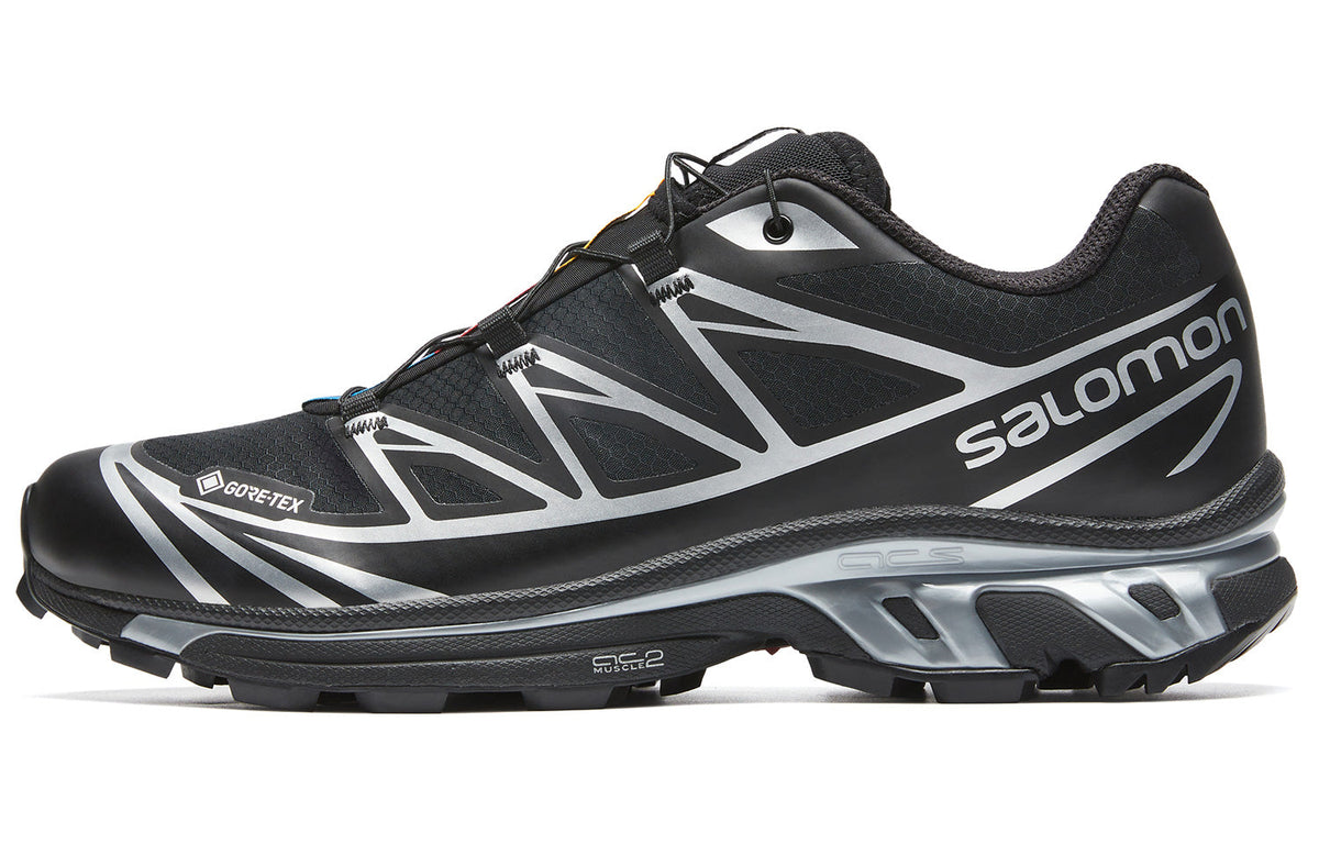 Salomon XT-6 GTX Sneakers – Black & Silver