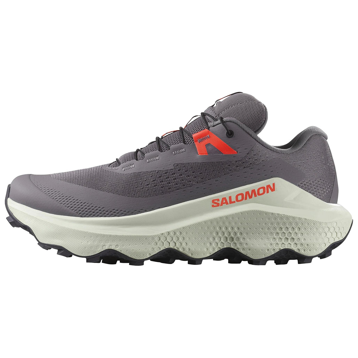 Salomon Ultra Glide 3 Men's Trail Shoes – Taupe Grey, Cream & Coral