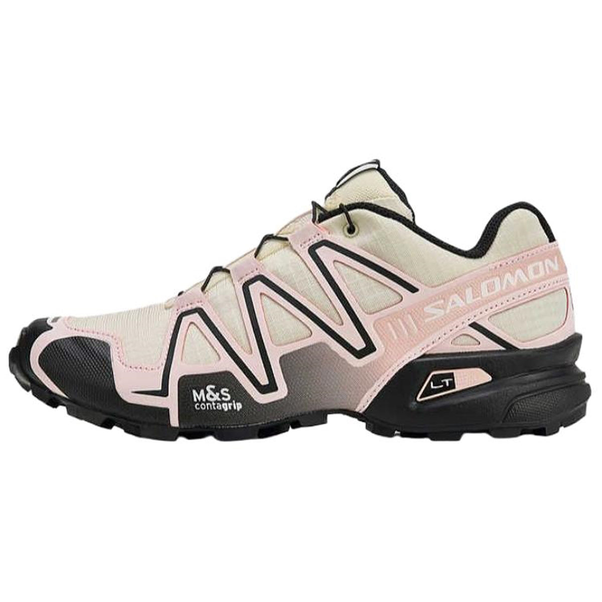 Salomon Speedcross 3 Unisex Trail Shoes – Sakura Pink, Cream & Black
