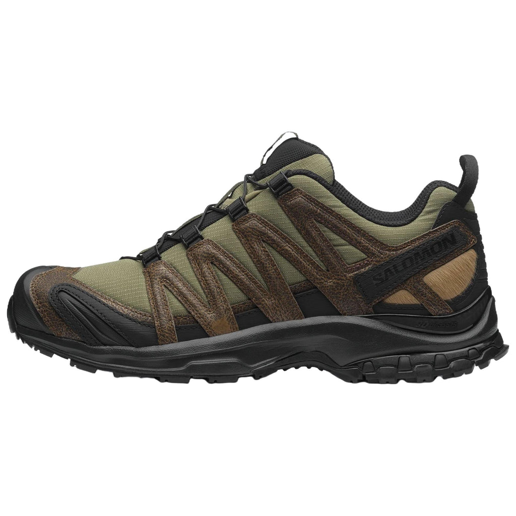 Salomon XA PRO 3D Unisex Sneakers – Olive Green, Brown & Black
