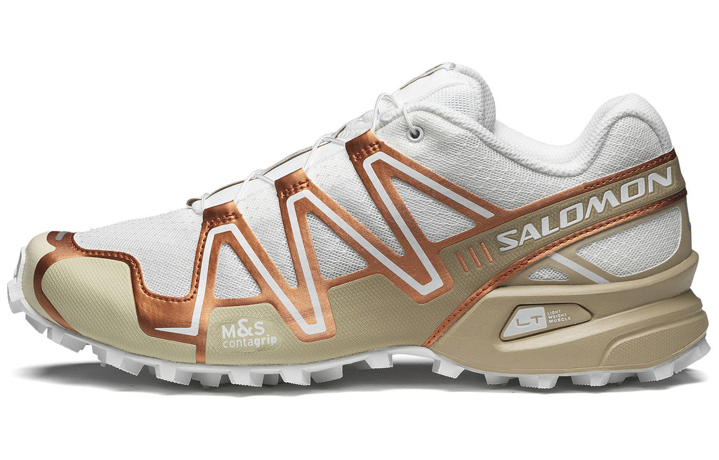 Salomon Speedcross 3 Metallic White / Copper / Beige Sneakers