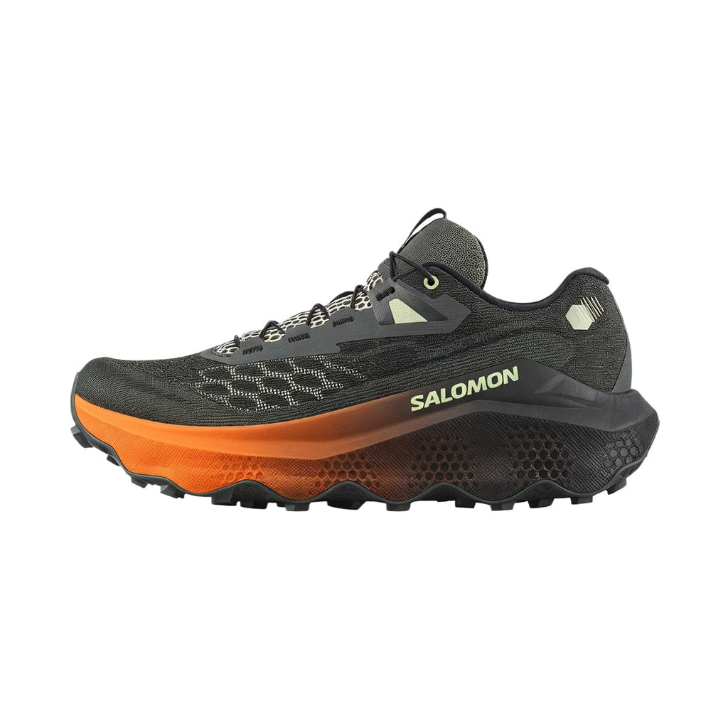 Salomon Ultra Glide 4 Men's Trail Shoes – Charcoal, Orange & Olive