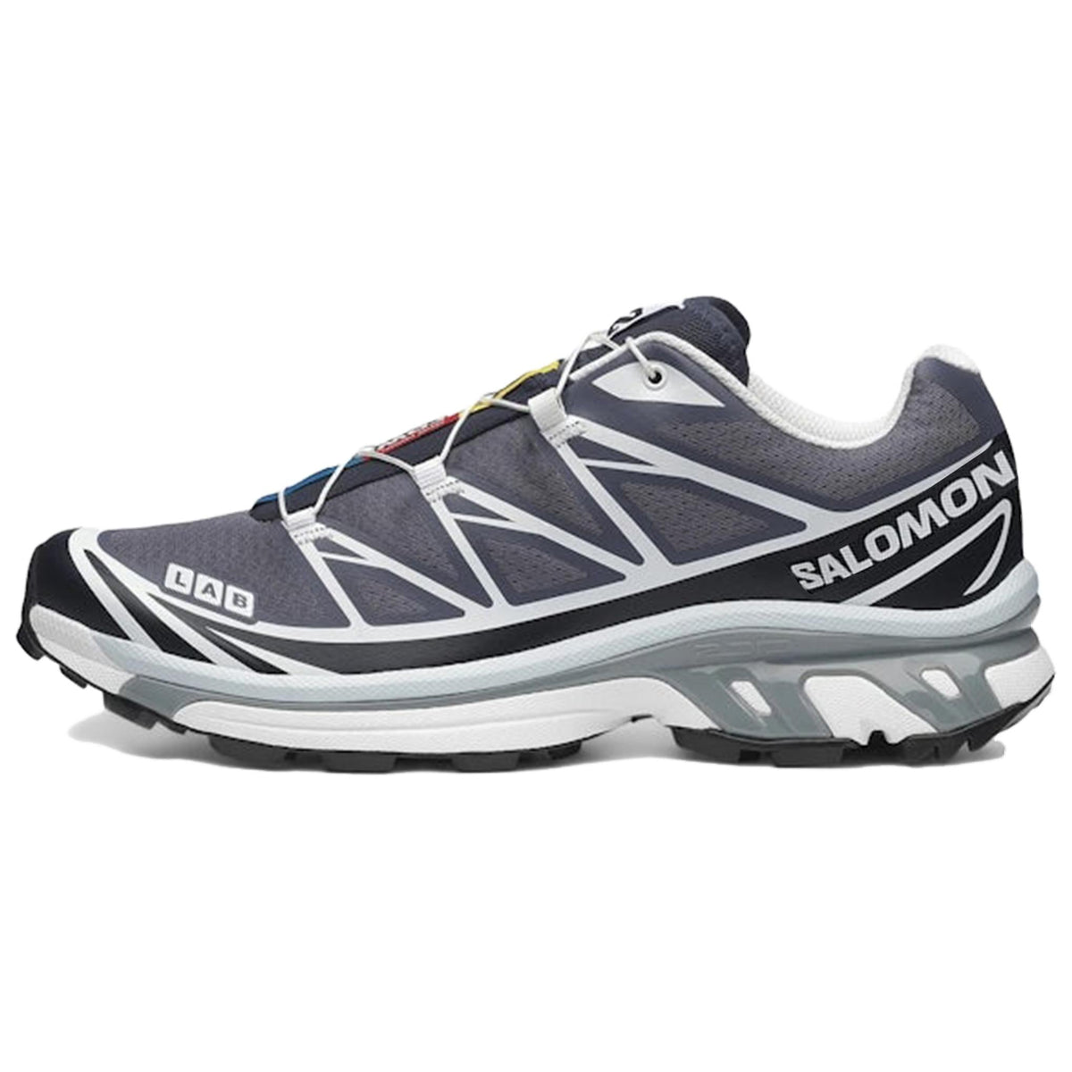 Salomon XT-6 Sneakers – Charcoal, White & Black