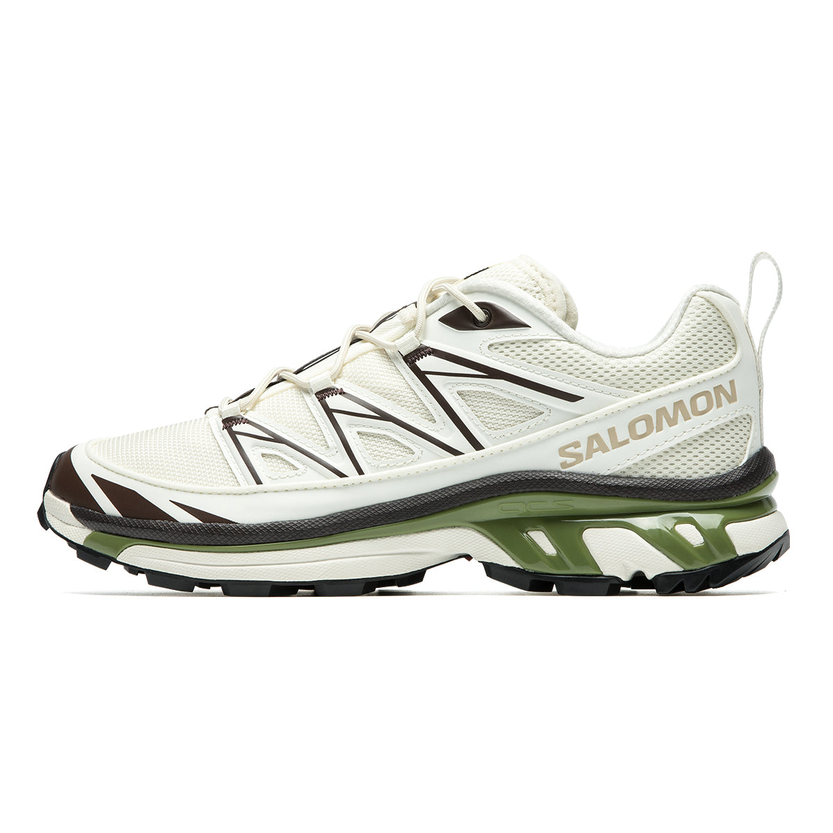 Salomon XT-6 Expanse Canvas Sneakers – Cream & Olive Green