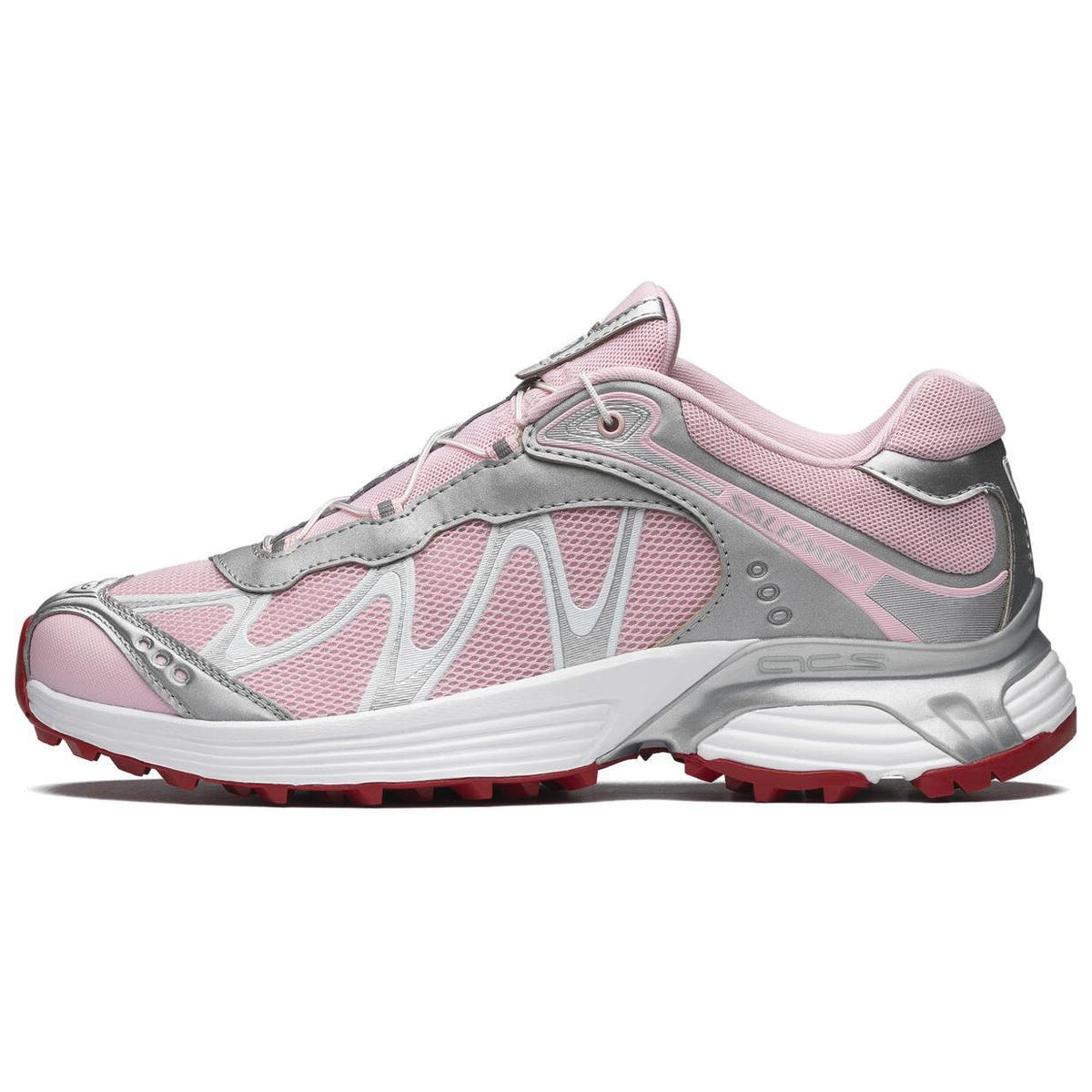 Salomon XT-Whisper Unisex Sneakers – Pink, Silver & Red