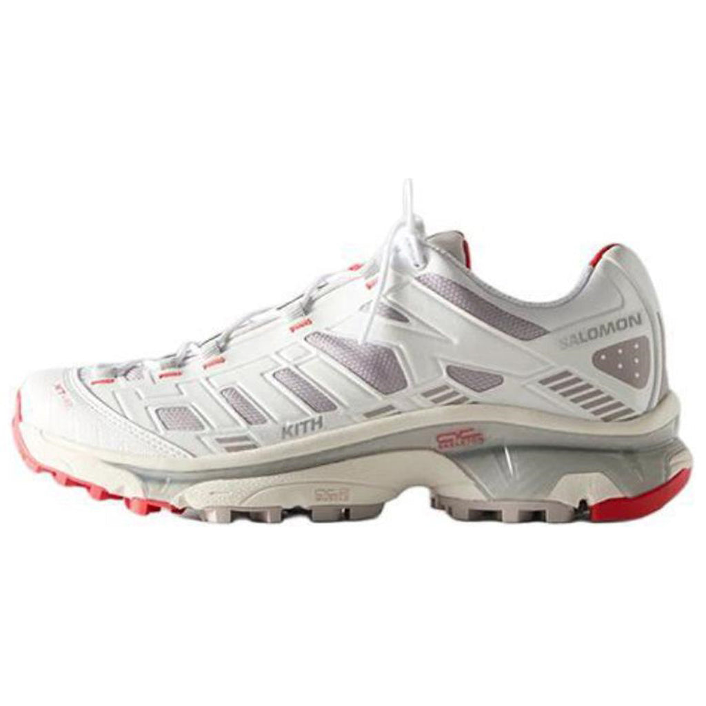 KITH × Salomon XT-4K Unisex Sneakers – White & Grey