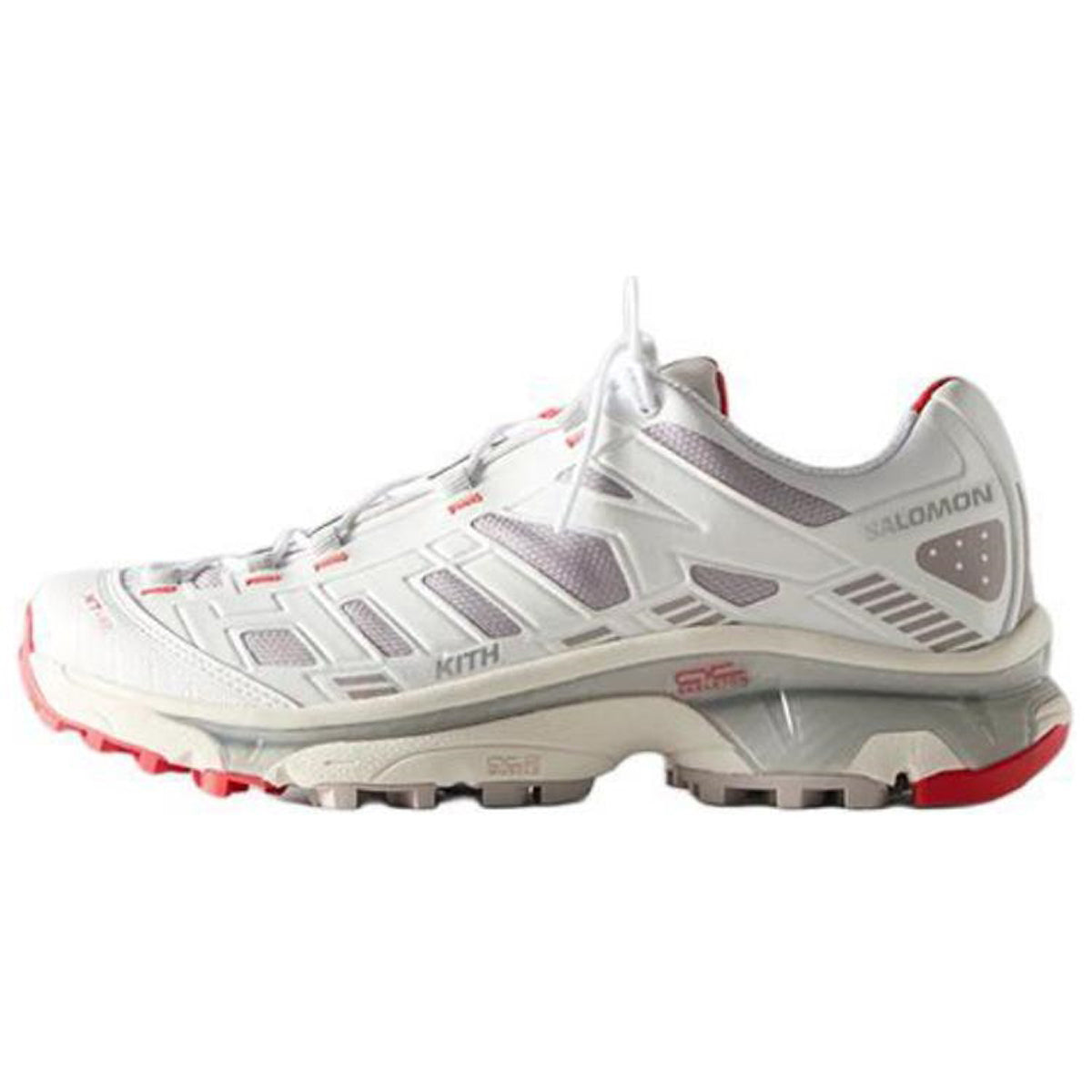 KITH × Salomon XT-4K Unisex Sneakers – White & Grey