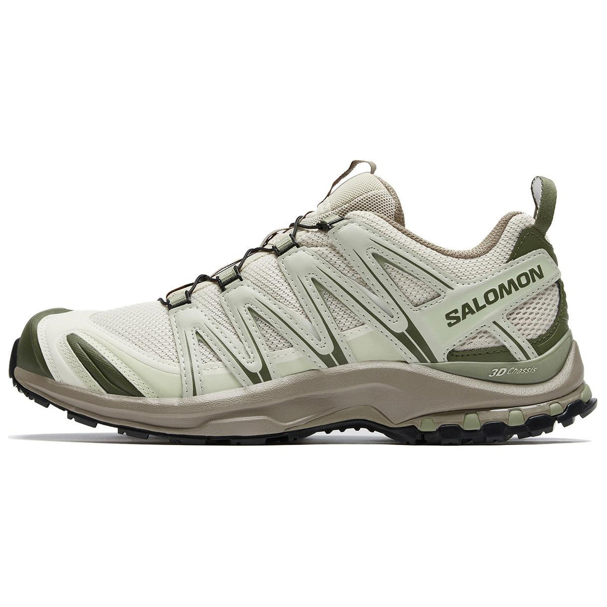 Salomon XA PRO 3D Unisex Sneakers – Cream, Olive & Taupe