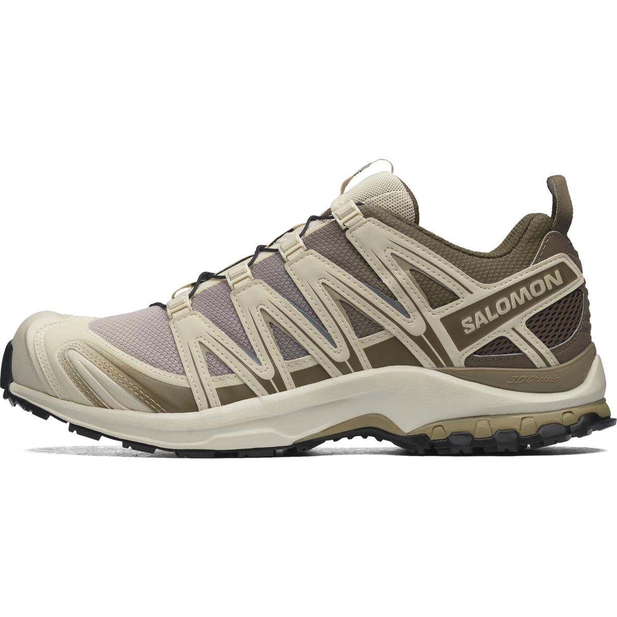 Salomon XA PRO 3D Unisex Sneakers – Cream, Olive & Mauve Grey