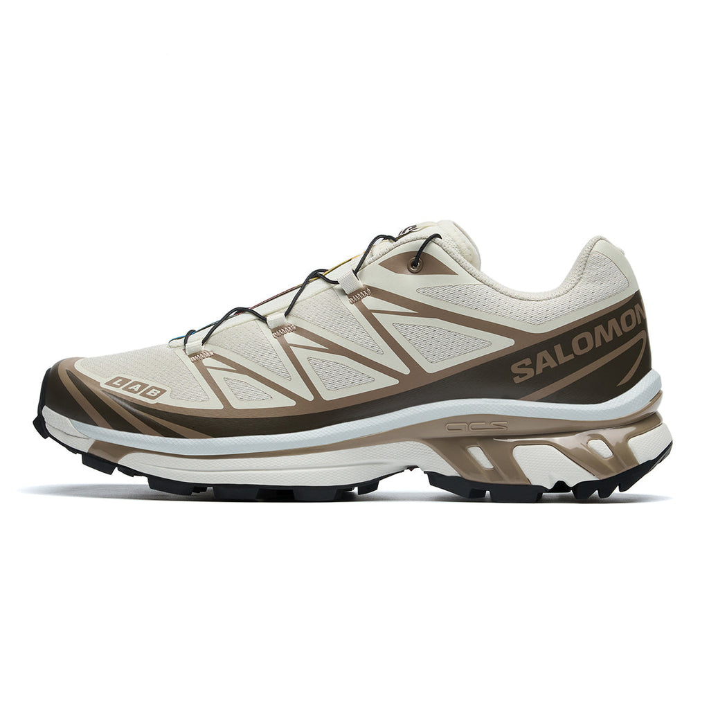 Salomon XT-6 Sneakers – Cream, Brown & Black