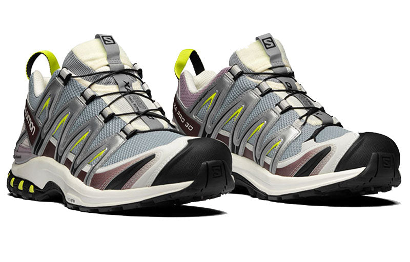 Salomon XA PRO 3D Unisex Sneakers – Grey, Cream & Lime