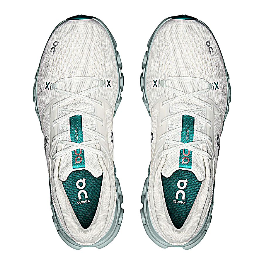 On Cloud X 5 Sneakers – White & Pale Green