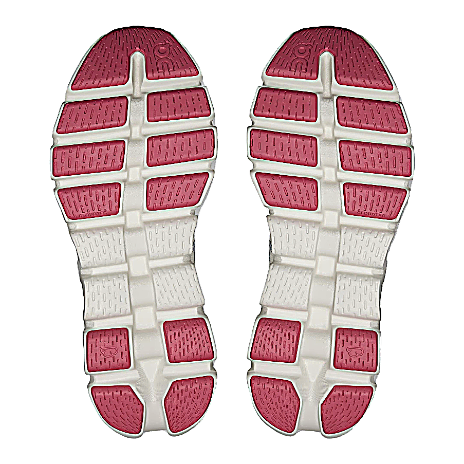 On Cloud X 5 Sneakers – White, Mint & Burgundy