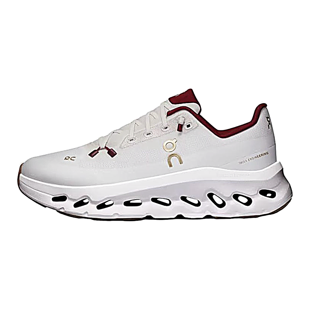 On Cloudtilt Sneakers – White & Burgundy