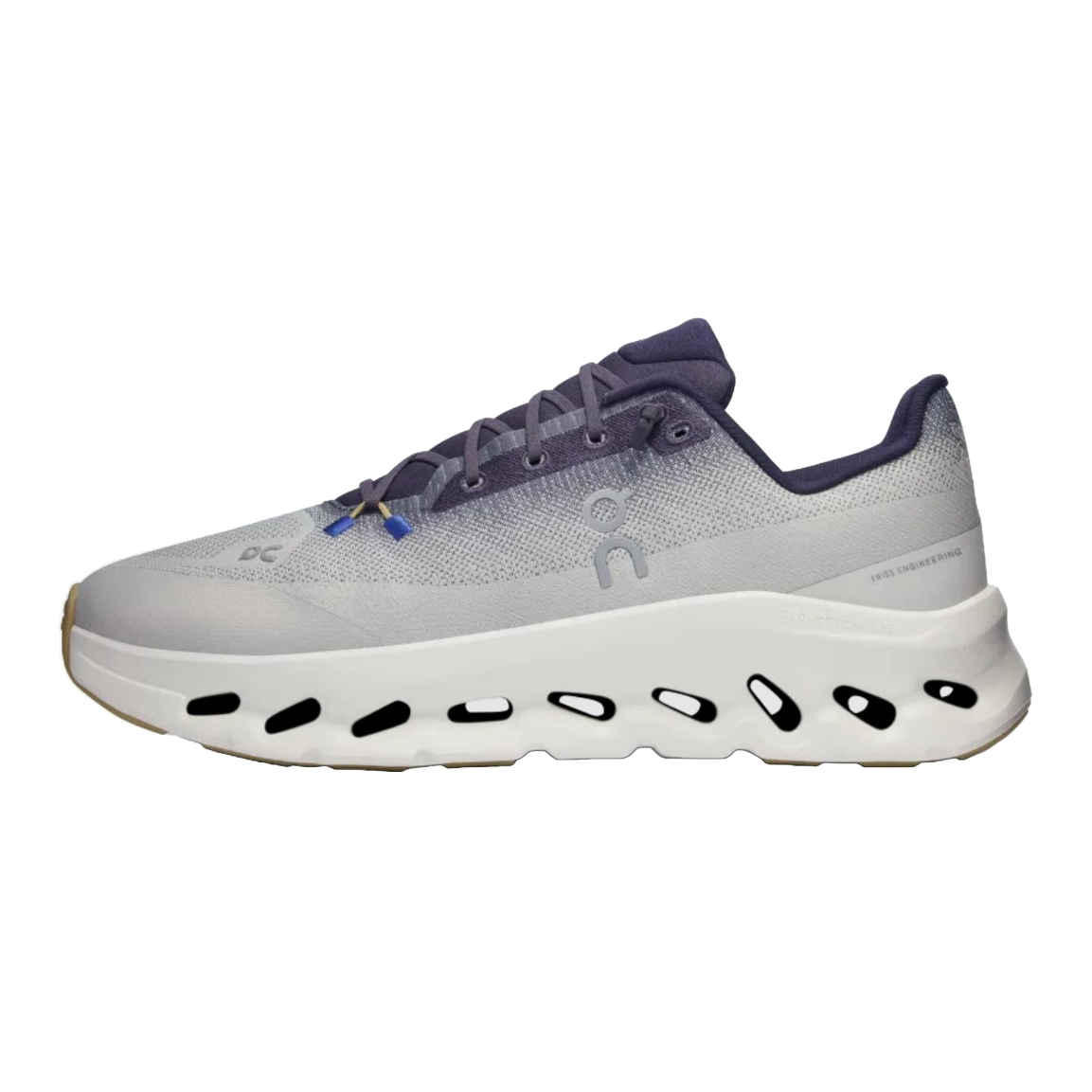 On Cloudtilt Sneakers – Light Grey & Deep Purple