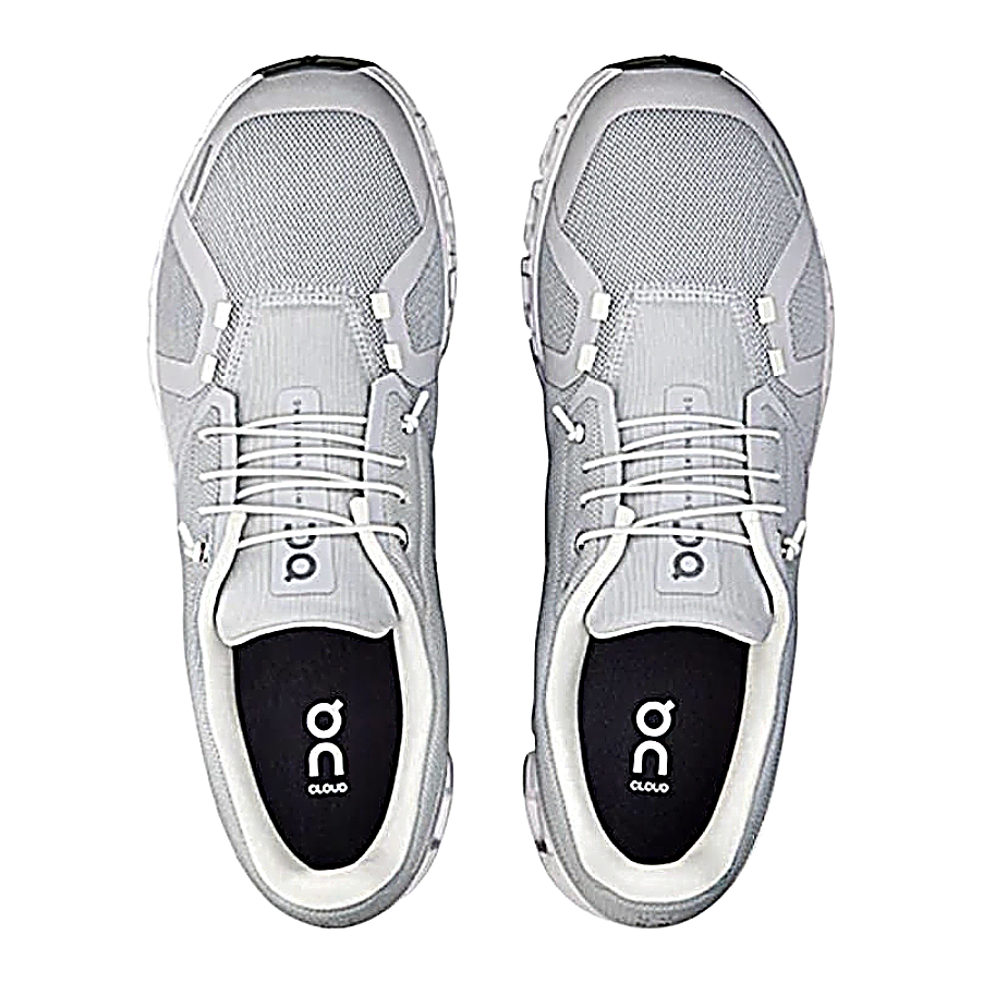 On Cloud 6 Sneakers – Light Grey & White