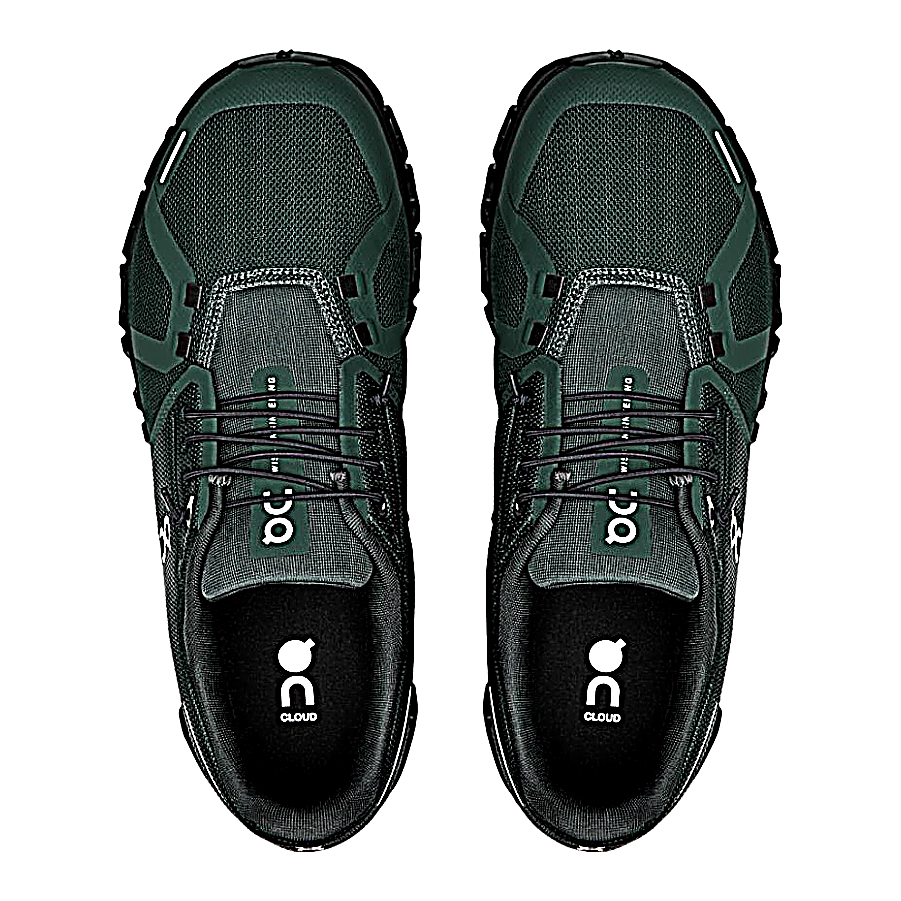 On Cloud 6 Sneakers – Forest Green & Black