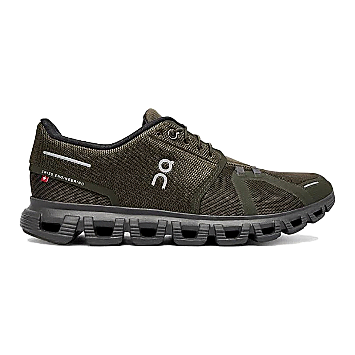 On Cloud 6 Sneakers – Dark Olive & Charcoal