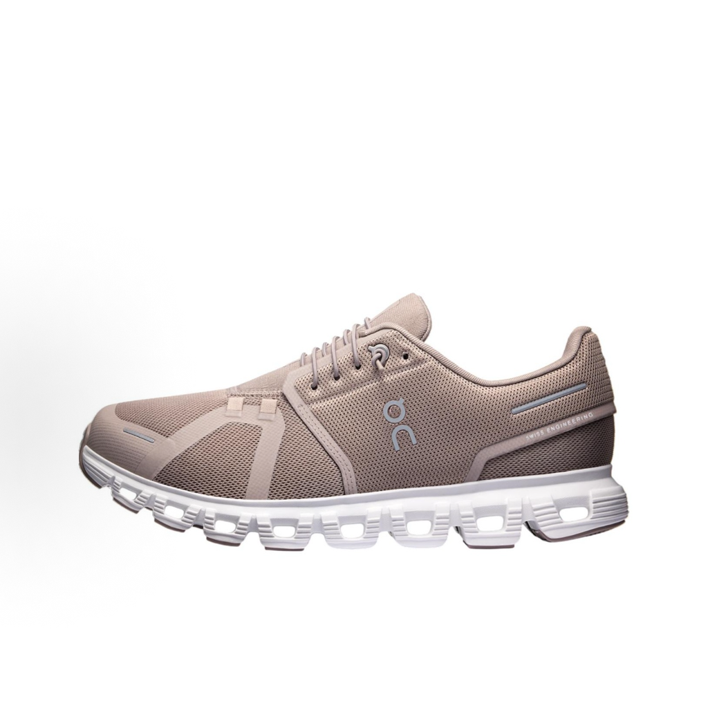 On Cloud X 6 Sneakers – Taupe & White