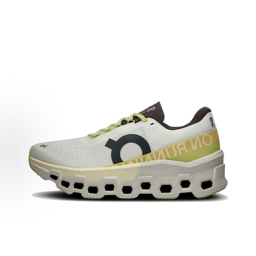 On Cloudmonster 2 Sneakers - Off-White & Lime