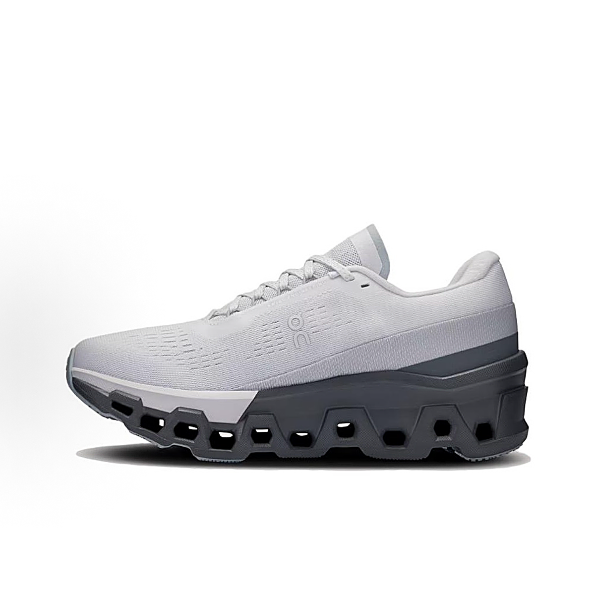 On Cloudmonster 2 Sneakers - Light Gray & Charcoal