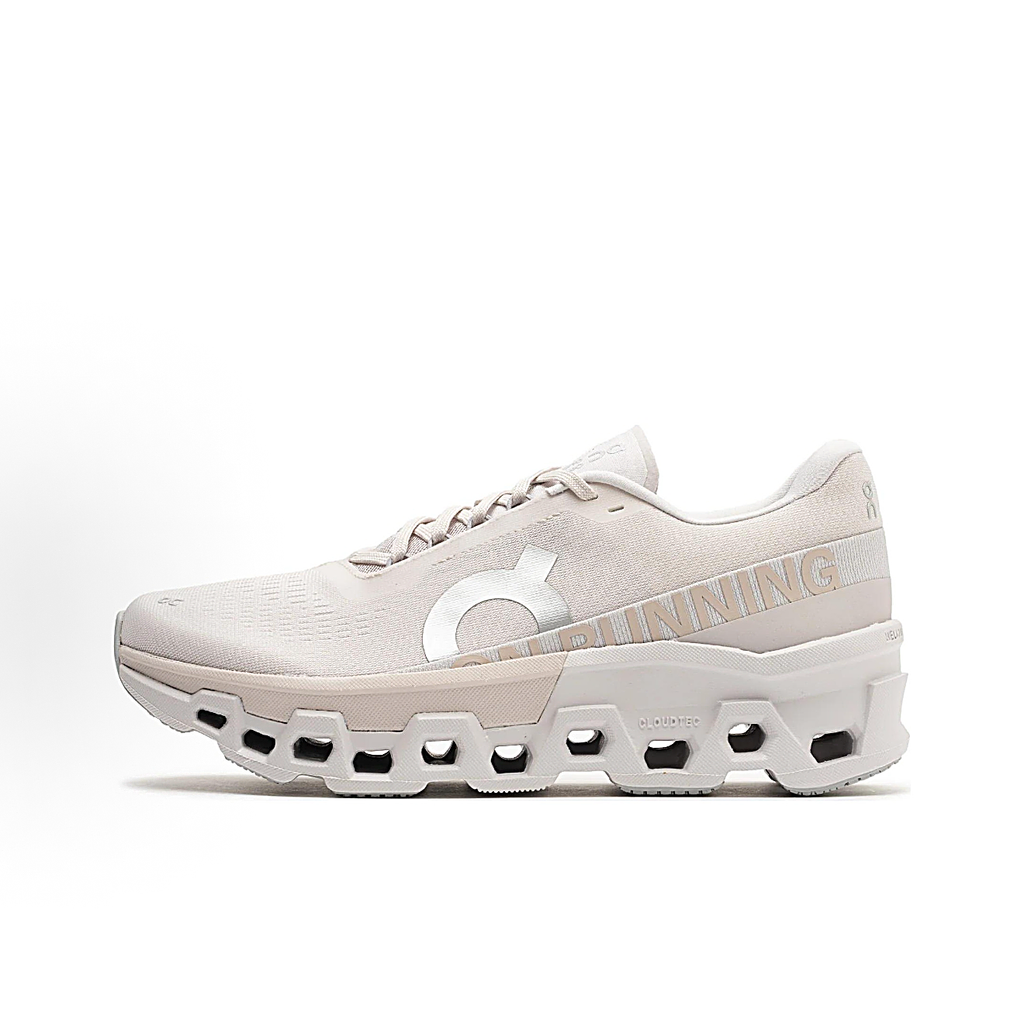 On Cloudmonster 2 Sneakers - Ivory & Light Beige