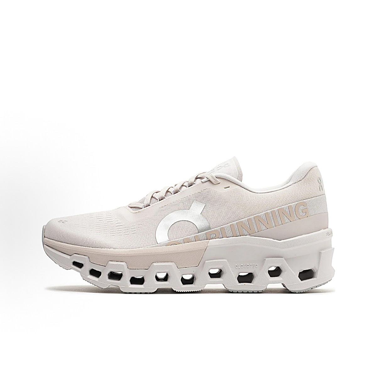 On Cloudmonster 2 Sneakers - Ivory & Light Beige