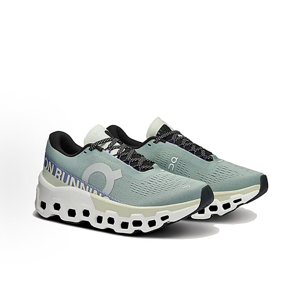 On Cloudmonster 2 Sneakers | Sage Green & Cream