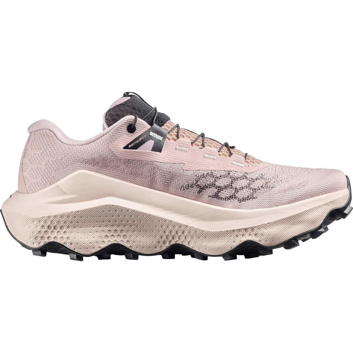 Salomon Ultra Glide 4 Unisex Trail Shoes – Blush Pink, Cream & Black