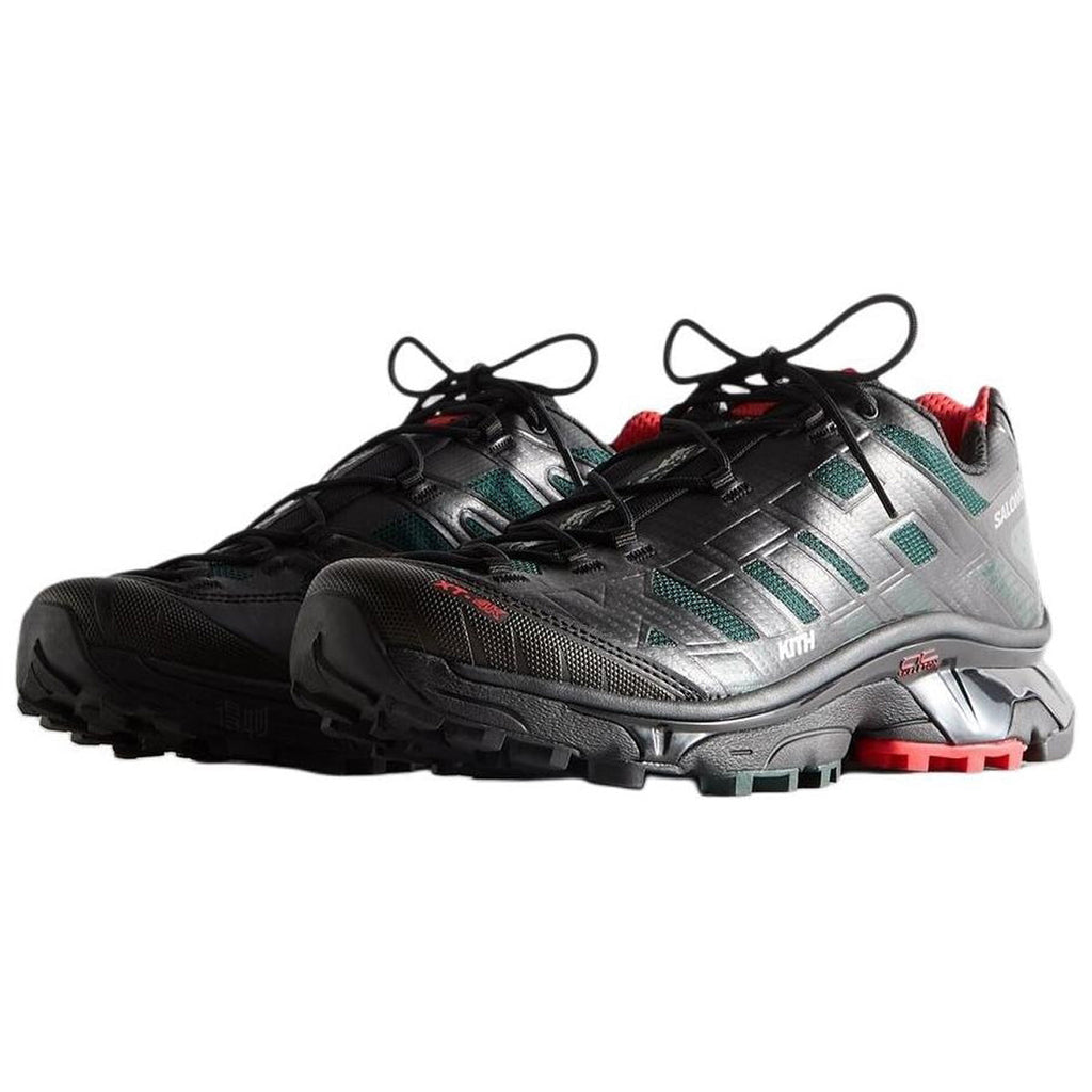 KITH × Salomon XT-VOYAGER Unisex Sneakers – Black & Green