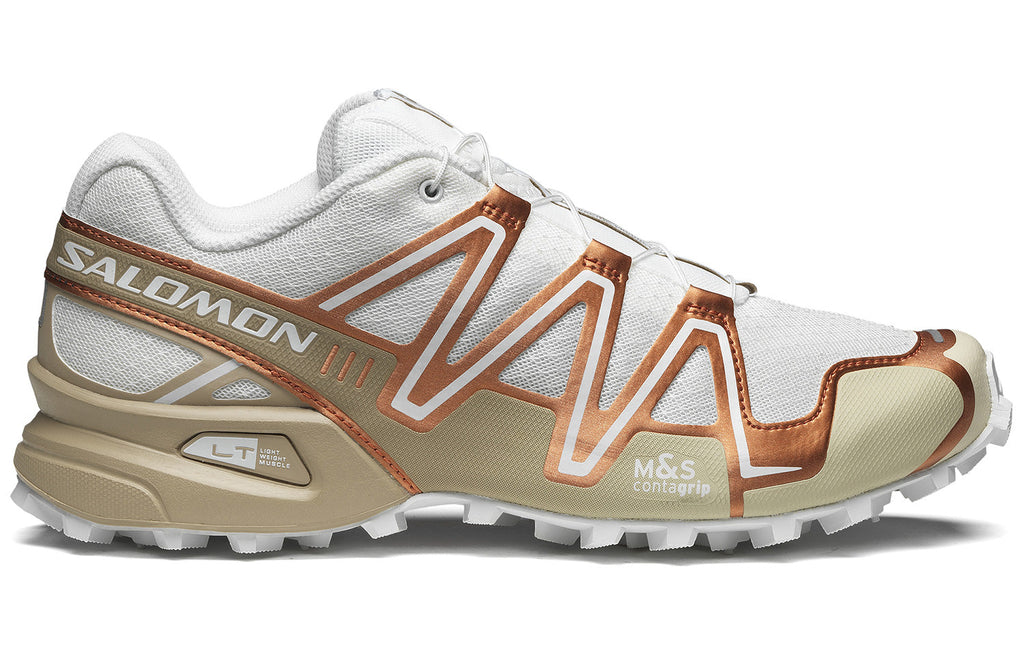 Salomon Speedcross 3 Metallic White / Copper / Beige Sneakers