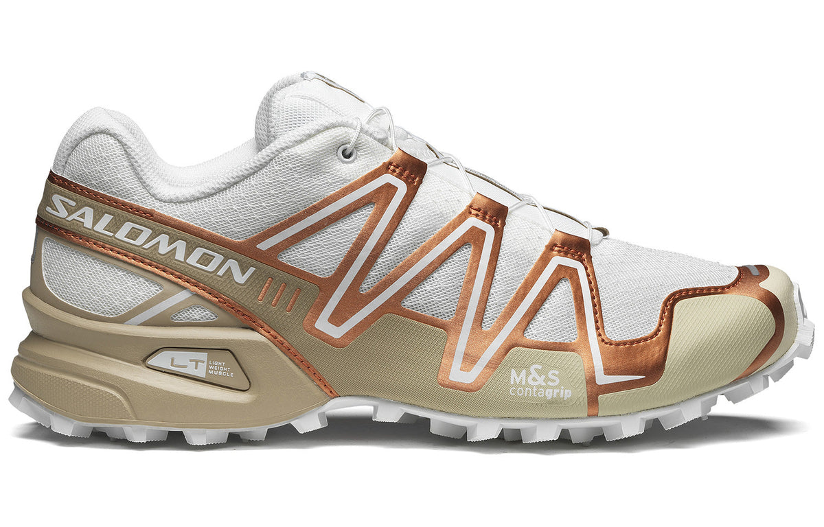 Salomon Speedcross 3 Metallic White / Copper / Beige Sneakers