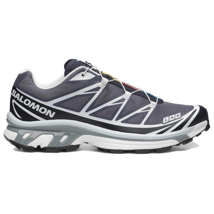 Salomon XT-6 Sneakers – Charcoal, White & Black