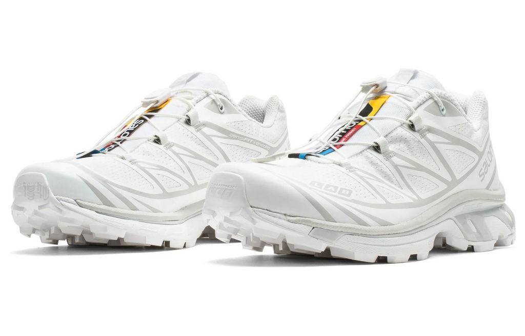 Salomon XT-6 Sneakers – White & Light Grey