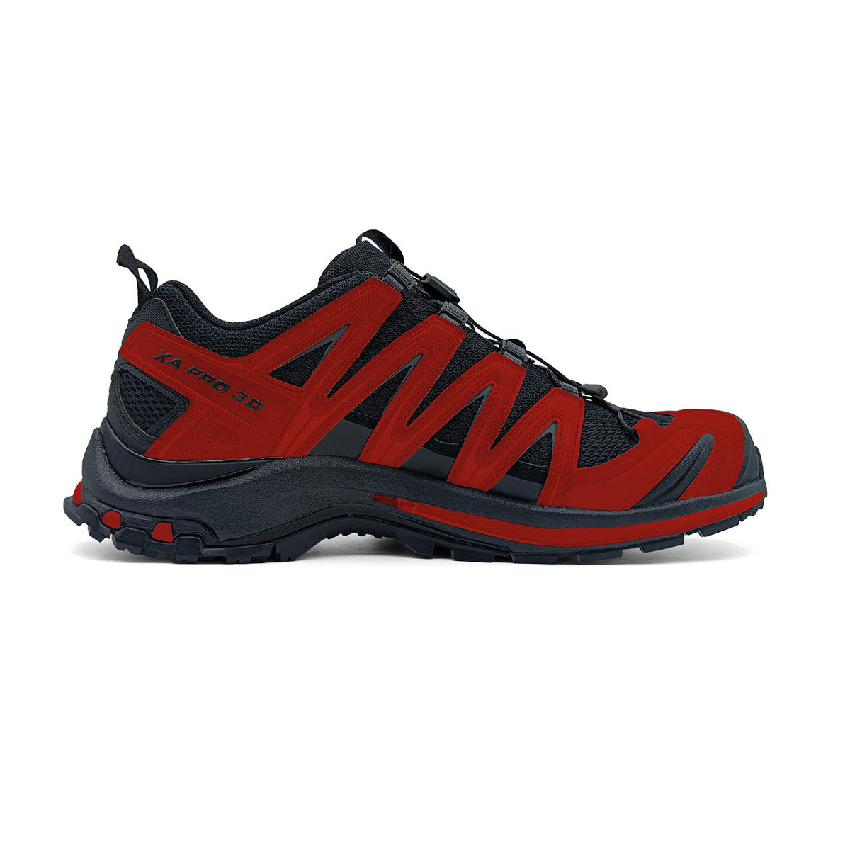 Salomon XA PRO 3D Unisex Sneakers – Red & Black