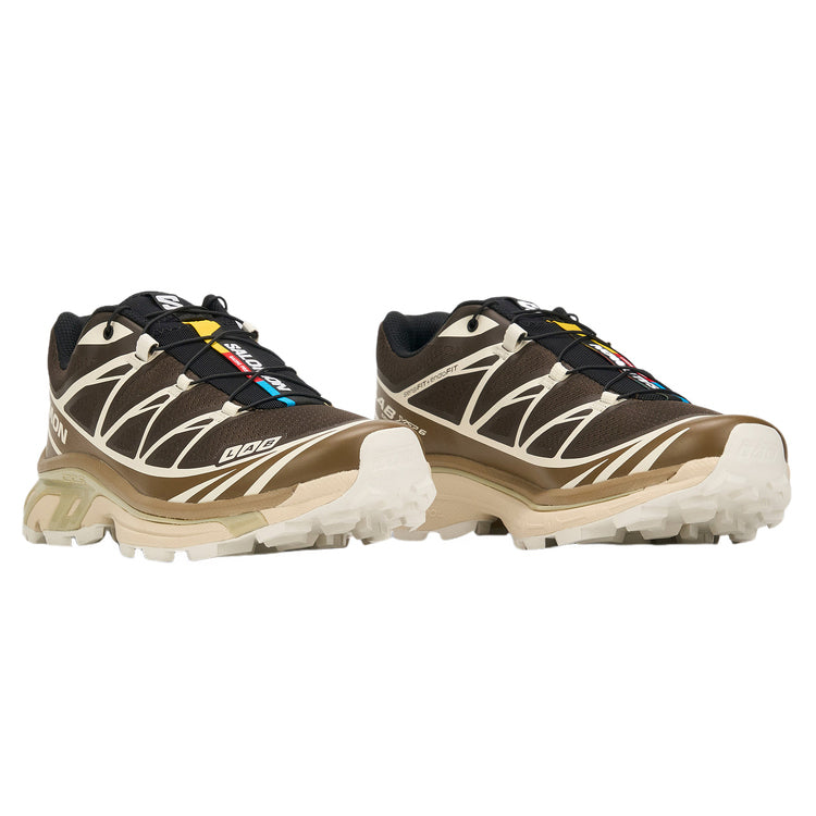Salomon XT-6 RECUT Sneakers – Brown & Cream