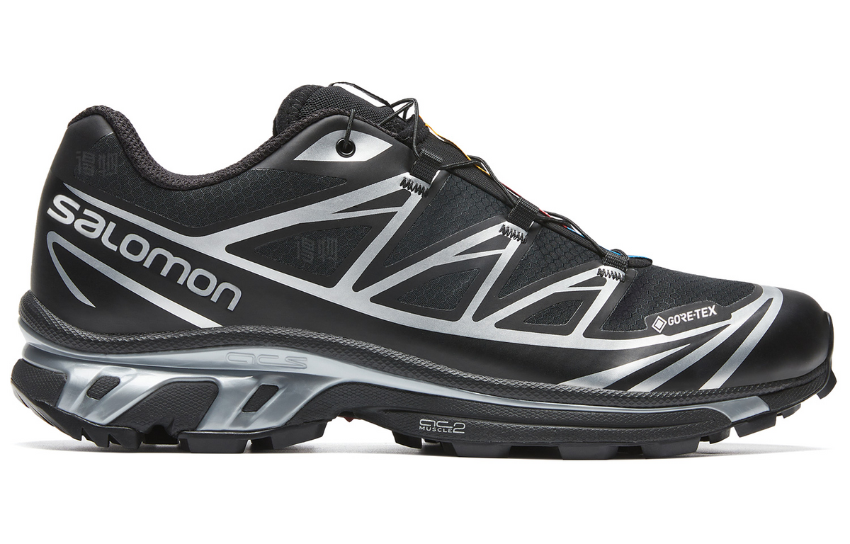 Salomon XT-6 GTX Sneakers – Black & Silver