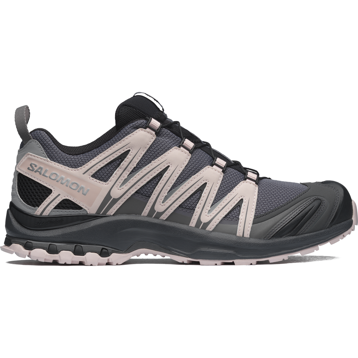 Salomon XA PRO 3D Unisex Sneakers – Purple Grey, Blush & Black