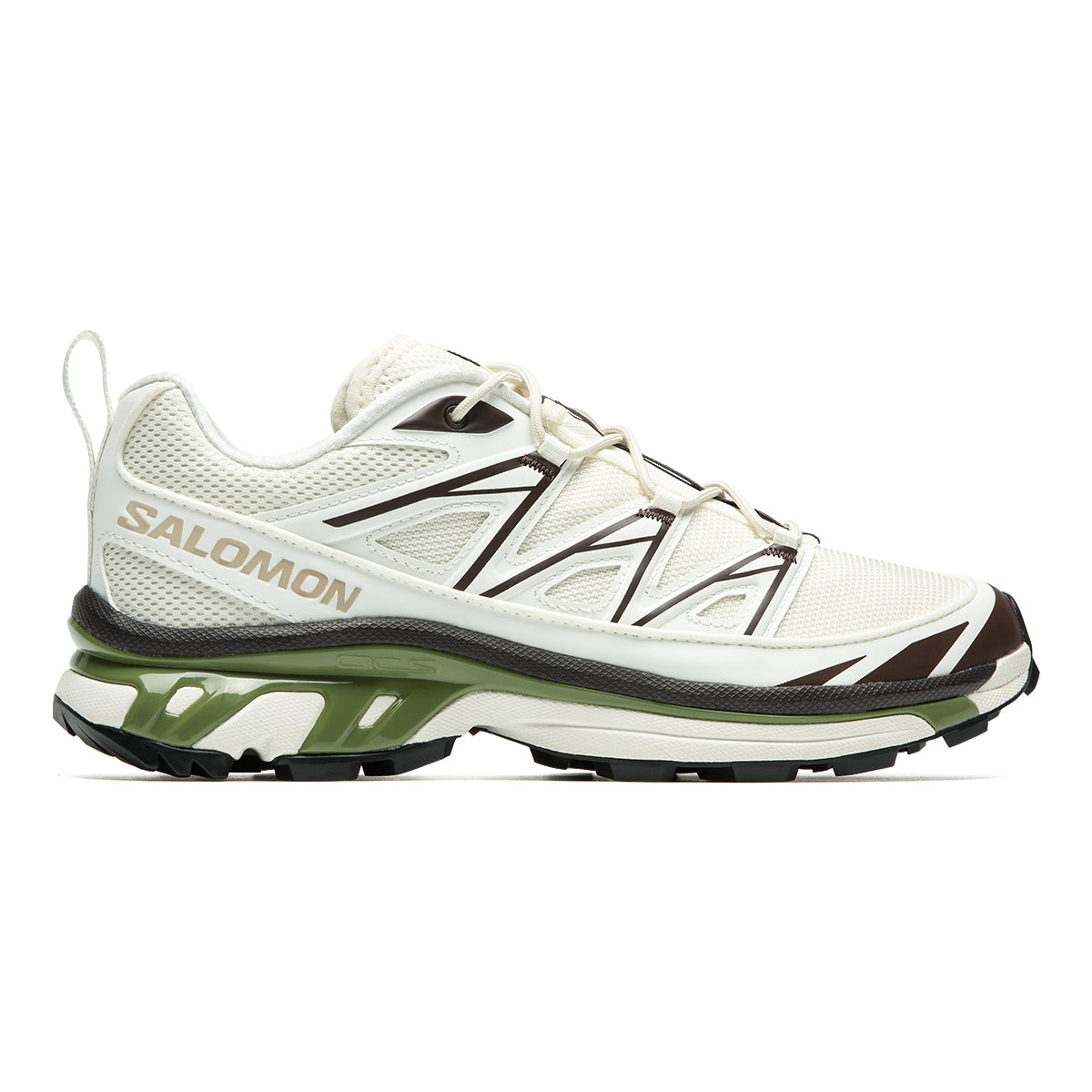 Salomon XT-6 Expanse Canvas Sneakers – Cream & Olive Green