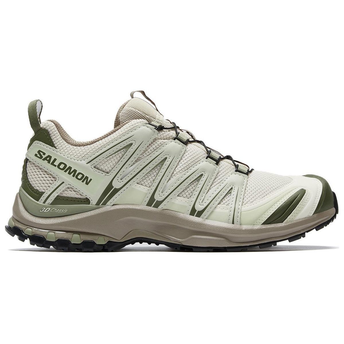 Salomon XA PRO 3D Unisex Sneakers – Cream, Olive & Taupe