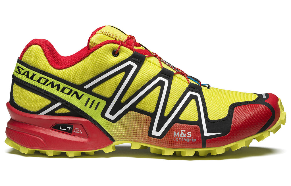Salomon Speedcross 3 Unisex Sneakers – Yellow, Red & Black