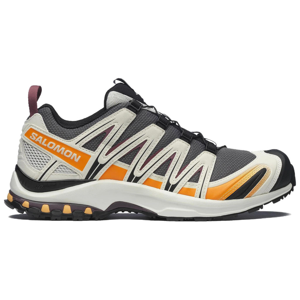 Salomon XA PRO 3D Unisex Sneakers – Charcoal, Cream & Orange