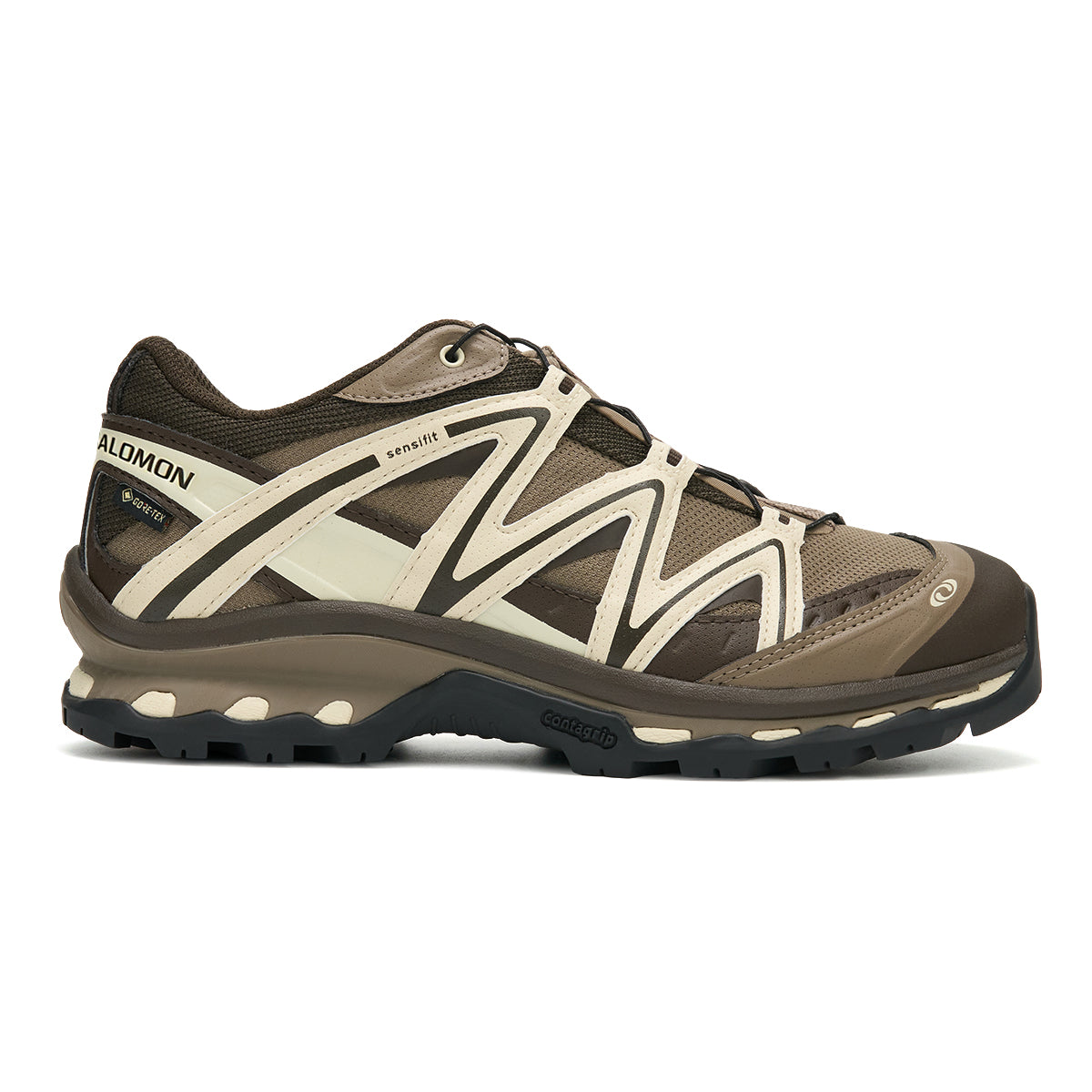 Salomon XT-Quest GTX Unisex Sneakers – Taupe, Brown & Cream