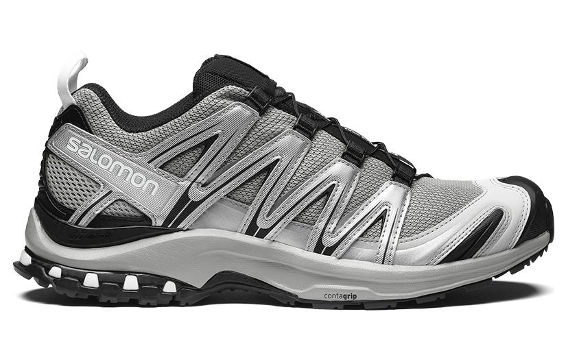 Salomon XA PRO 3D Unisex Sneakers – Light Grey, Silver & Black